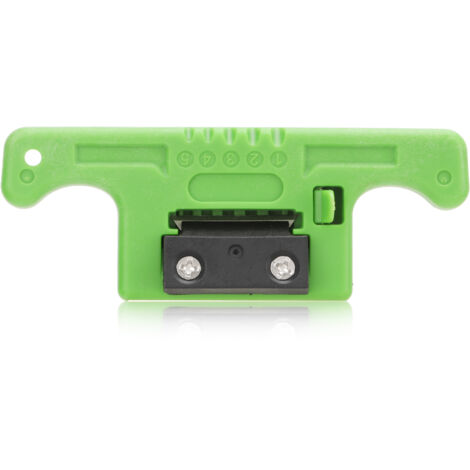 Dénudeur de fibres, outil de dénudage Longitudinal à 5 canaux, coque en PVC, lame en acier, conception à couvercle ouvert, dénudeur de câbles Portable
