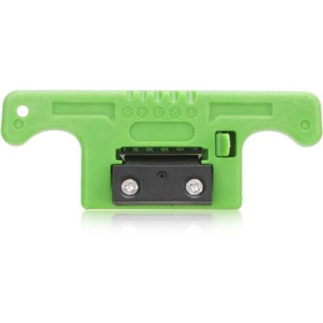 Dénudeur de fibres, outil de dénudage Longitudinal à 5 canaux, coque en PVC, lame en acier, conception à couvercle ouvert, dénudeur de câbles Portable