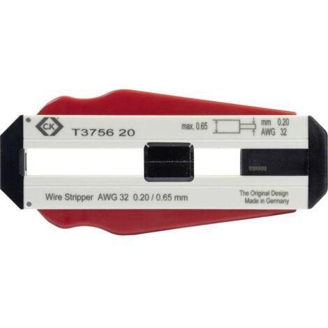 Dénudeur de fil C.K T3756 20 adapté pour Fils en PVC, Fils PTFE 0.20 mm (max) C56017