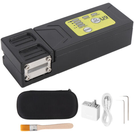 Dénudeur thermique de fibre optique, outil de dénudage de chauffage automatique rechargeable pour paquet de ruban nu de fibres optiques non visibles, prise ue 100-240 V