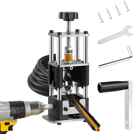 Denudeuse de Cable Electrique Dénuder avec Réglage, Machine Manivelle à Dénuder Fils, 1-25 mm Dénudeur Câble Electrique Manuel, Cuivre Pince à Dénuder pour Recyclage Des Fils