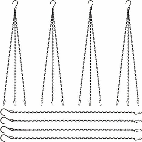 NORCKS S Hooks, 12 Pack Aluminum S Shaped Hooks, Matte Finish S Hooks for  Hanging Pots