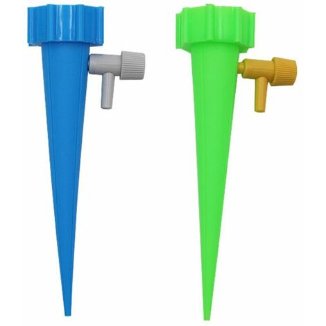 DENUOTOP Kit d'arrosage goutte à goutte Systeme Arrosage Goutte Goutte 12 pièces Irrigation Goutte Goutte Kit Plante d'irrigation Cône pour Arrosage Bouteille dans Jardin, Plantes en pot