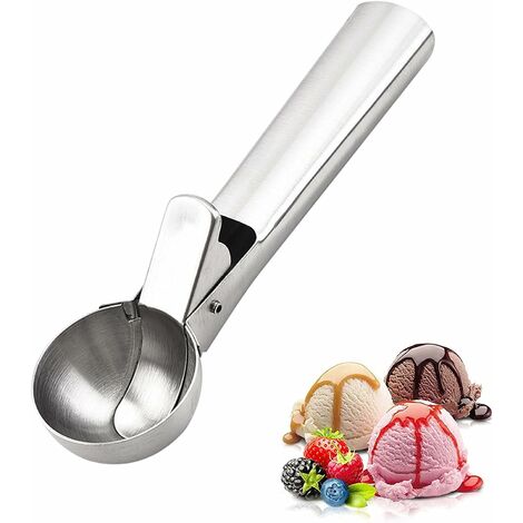 Small Cookie Scoop 2 tsp. Professional Stainless Steel Ice Cream Scoop 30  mm. Melon Baller Scoop Good Soft Grips. Quick Trigger Release 