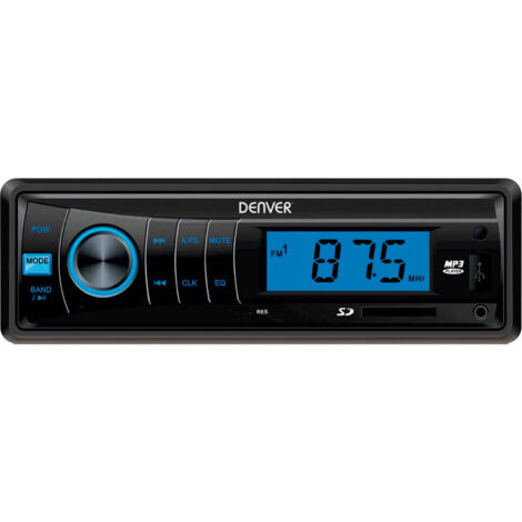Denver CAU-444BT Auto-Multimedia-Empfänger Schwarz 28 W Bluetooth
