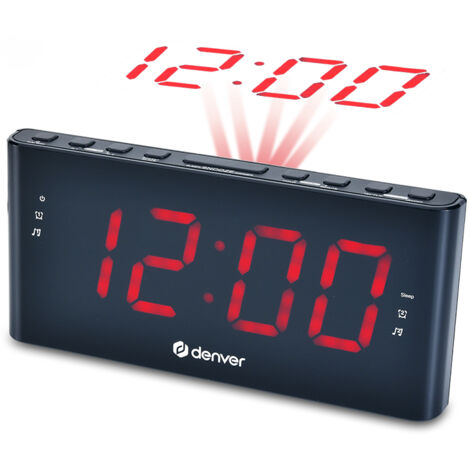Denver CPR-710 Wecker digitaler Wecker  Schwarz