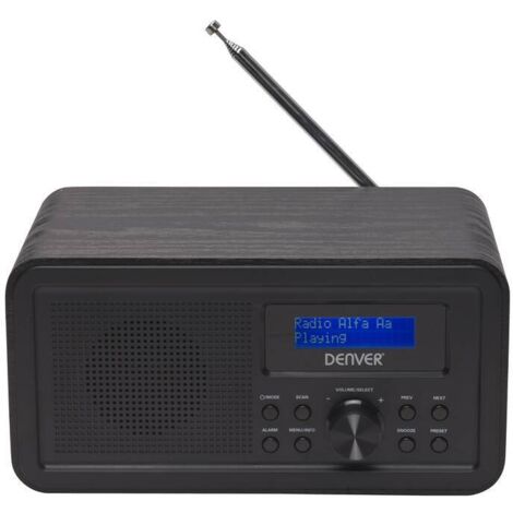 Denver DAB-30BLACK Personal Digital Radio Schwarz