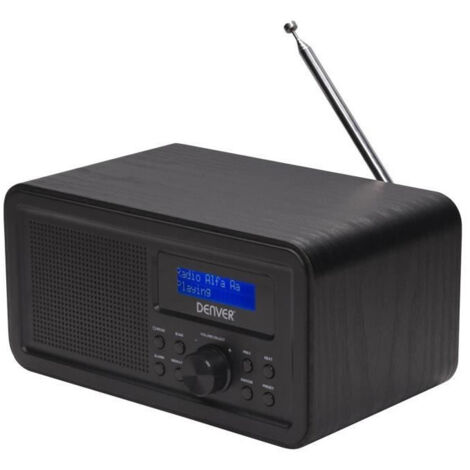 Denver DAB-30BLACK Radio numérique personnelle Noir
