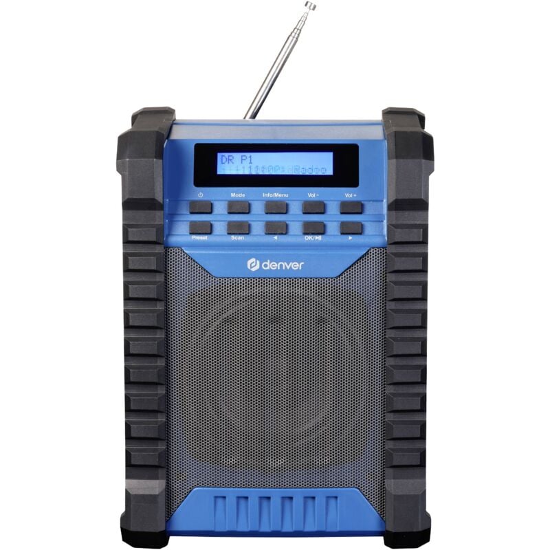 Denver - dab+/fm Baustellen-Radio/BT/Pile rechargeable WRD-60