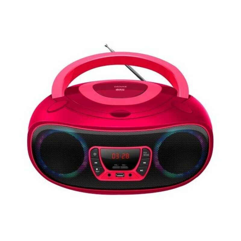

Radio CD Bluetooth MP3 TCL-212MT 4W Rosa - Denver Electronics