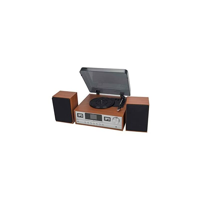 

Equipo de música MRD-52LIGHTWOOD. Radio FM y Dab+. Tocadiscos y Reproductor de CD. Conexión Bluetooth. Carcasa de Madera - Denver