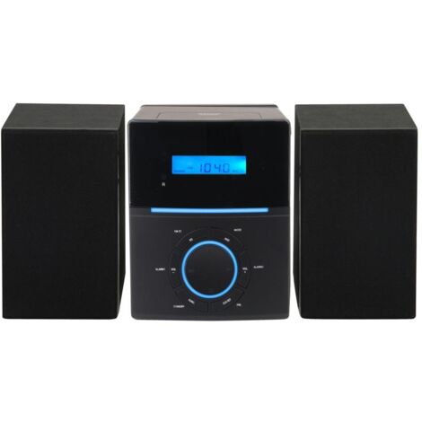 DENVER Mini-Stereoanlage MCA-240, CD-Player, UKW-Radio, schwarz