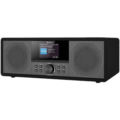 Denver MIR-270B Internet CD Internet Radio, DAB+, FM AUX, Bluetooth®, CD, DAB+, Internet radio, FM