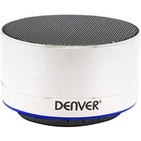 Denver Wireless Bluetooth Speaker - Silver