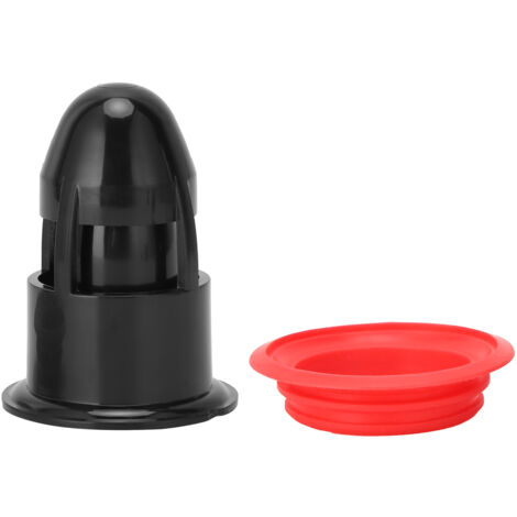 Deodorant Floor Drain Core AntiBlocking Drainage Sewer Strainer for Bathroom Kitchen(Black Red )