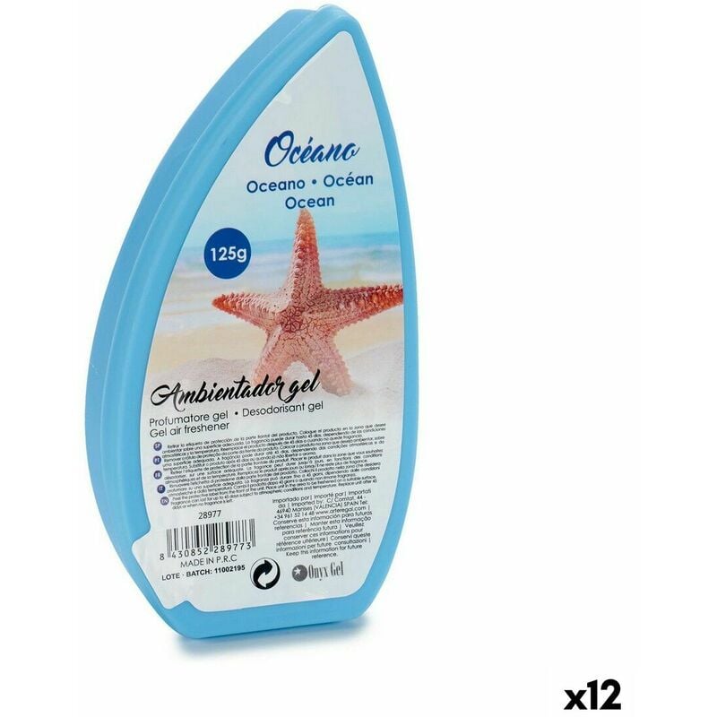 Image of Deodorante per Ambienti Gel Oceano 125 g (12 Unità)