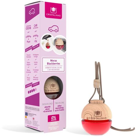 Deodorante per auto - Assorbe i cattivi odori dall'auto con un piacevole profumo di mora.