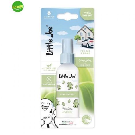 Deodorante Per Auto Rhutten Little Joe Pump Spray Vital Energy