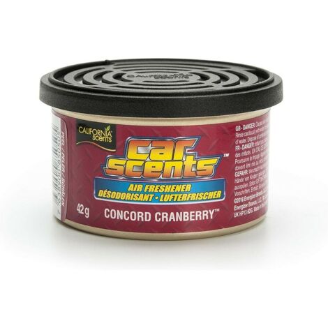 Deodorante per la Macchina California Scents CCS-1246CTMC Concord Cranberry Lattina 42 g