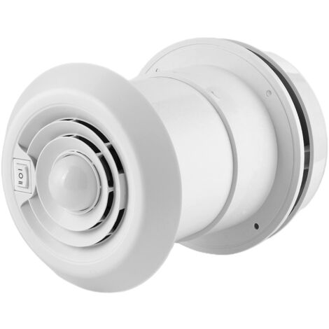 Depisuta 12V Wohnmobil-Dachventilator, 4000 U/min, 200 CFM, runder Luftventilator mit LED-Licht, höhenverstellbarer, wasserdichter Deckenventilator mit 5 Befestigungsschrauben für Wohnmobile.