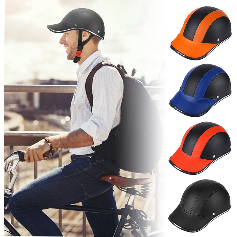 

Deportes al aire libre Ciclismo Casco de seguridad Gorra de beisbol Sombrero para motocicleta Bicicleta Scooter, Azul