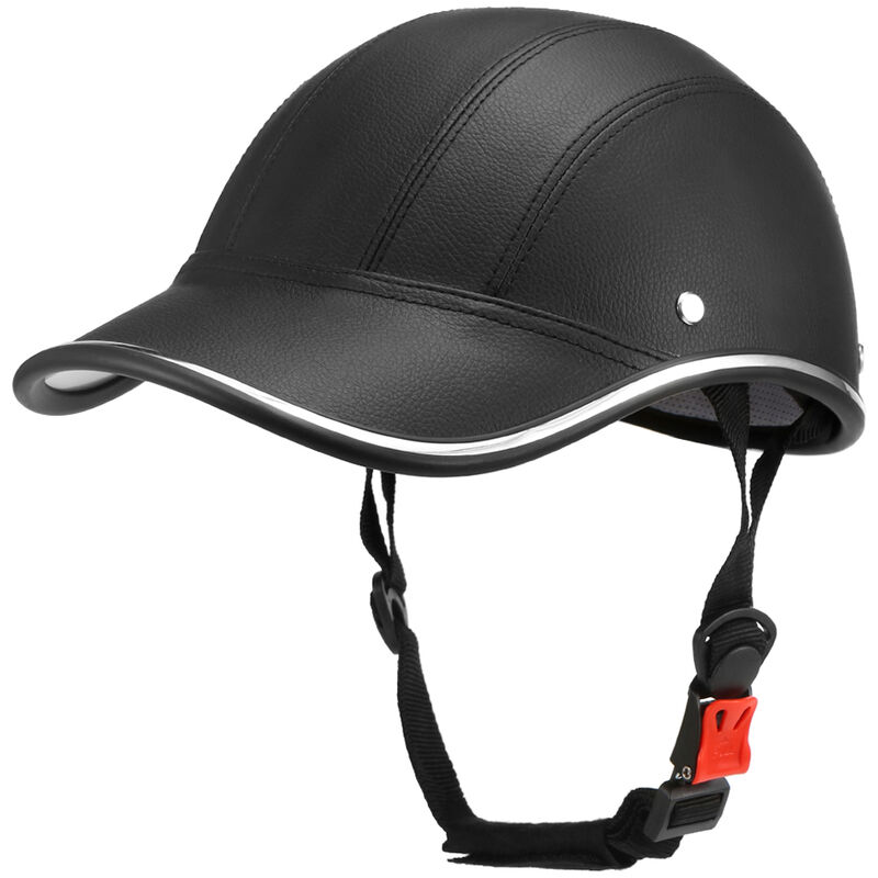 

Deportes al aire libre Ciclismo Casco de seguridad Gorra de beisbol Sombrero para motocicleta Bicicleta Scooter, Negro