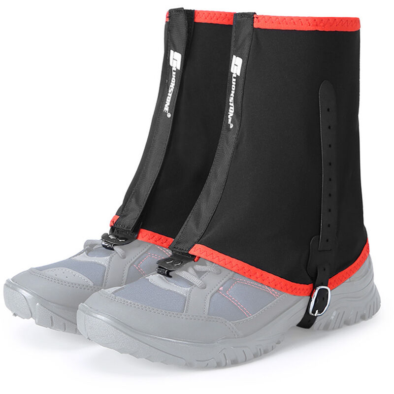 

Asupermall - Deportes al aire libre Correr Trail Polainas Cubiertas protectoras para zapatos, Negro