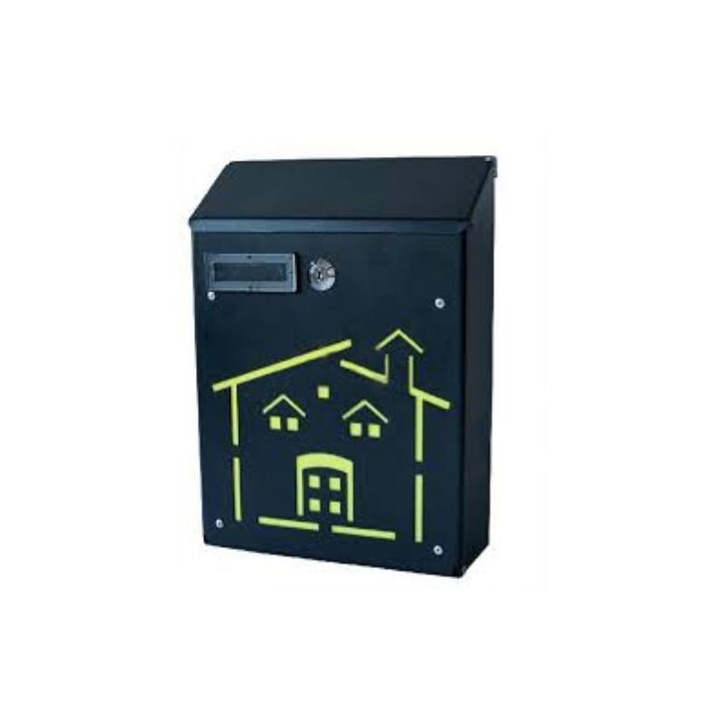 BoA te aux lettres mod maison en fer forgA cm 21x8x30 h lettres postales