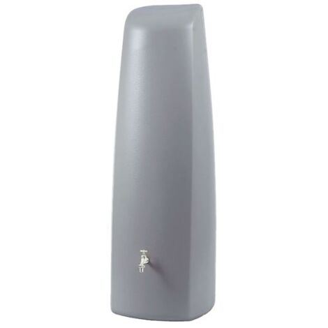 Depósito Agua de Lluvia Elegance Graf 400 litros, Recolector de Agua, 60x60x180 cm, Gris