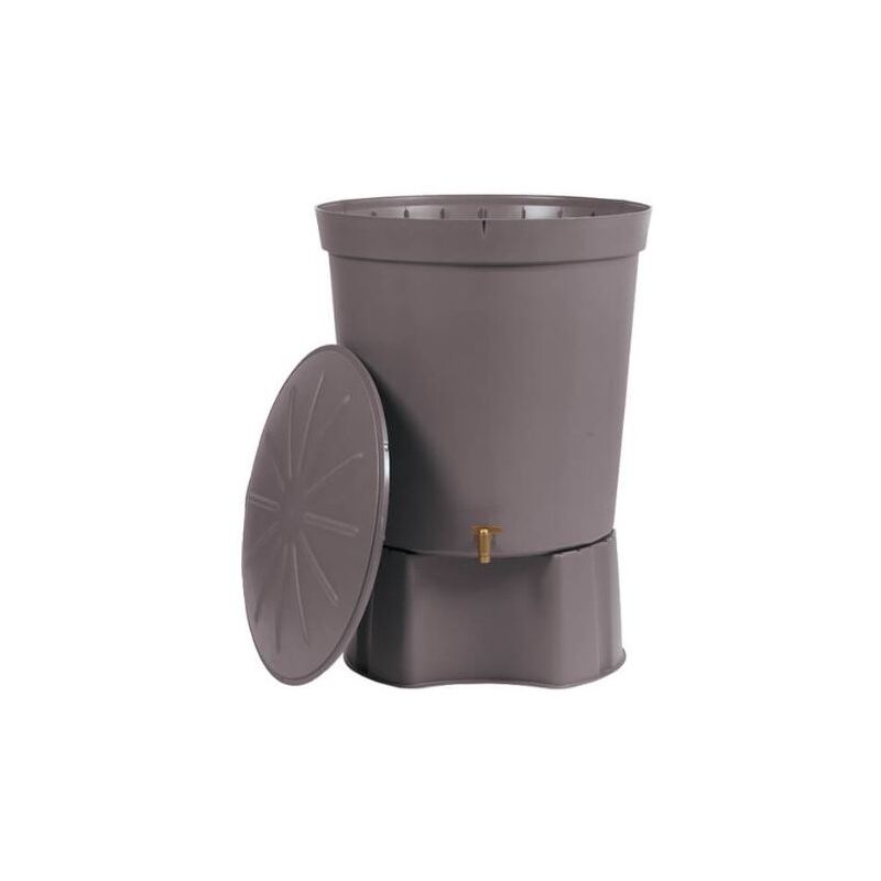 

Depósito de agua de lluvia 300 litros gris + Base
