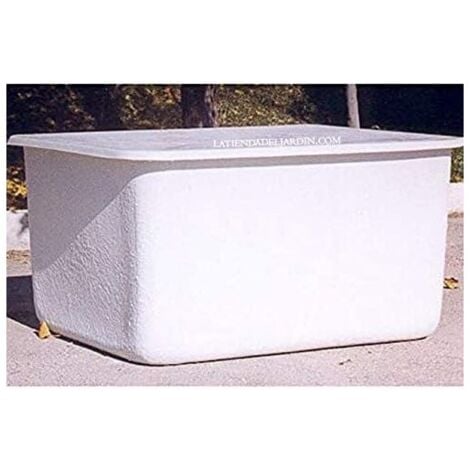 Deposito de Agua de Poliester con Fibra de Vidrio 500 Litros + Tapadera 115x91x61 cm  Bidon para Agua Potable
