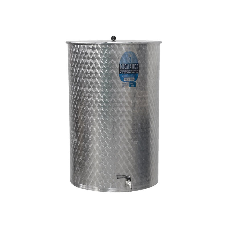 

Depósito inox 304 aceite 200 L - Ø 53x100 cm