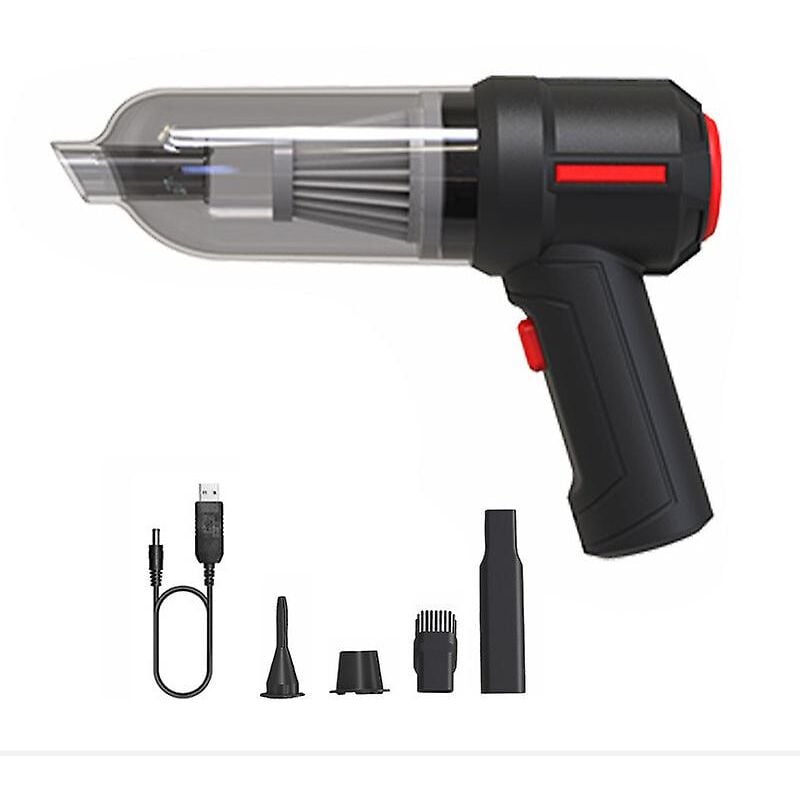 Dépoussiéreur d'air 4 en 1 sans fil, souffleur de poussière usb, collecteur de poussière portable, rechargeable 4500 Pa, portable pour pc, ordinateur