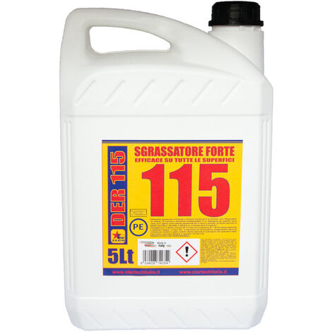 DER-115 sgrassatore multiuso universale biodegradabile non corrosivo tanica 5 LT