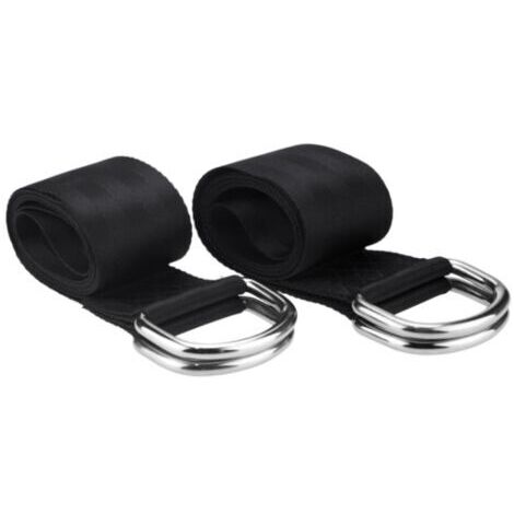 Der Hängemattengurt misst 150 x 2 mm. Das Verbindungsstück verfügt über zwei Sicherheitshaken und D-Ringe zur Befestigung von Schaukeln, Hängematten, Campingstühlen oder Hängesesseln. Es trägt eine ma