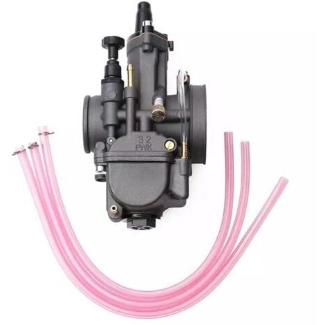 Der modifizierte schwarze PWK-Vergaser ist für 28-mm- und 30-mm-PWK-Motorradvergaser geeignet.