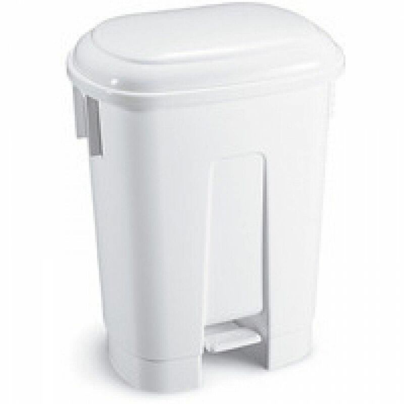 Image of 60 Litre White Plastic Bin 348011 - SBY14758