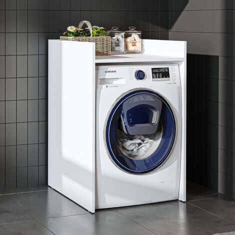 Derin Washing Machine Cabinet, 65cm - White