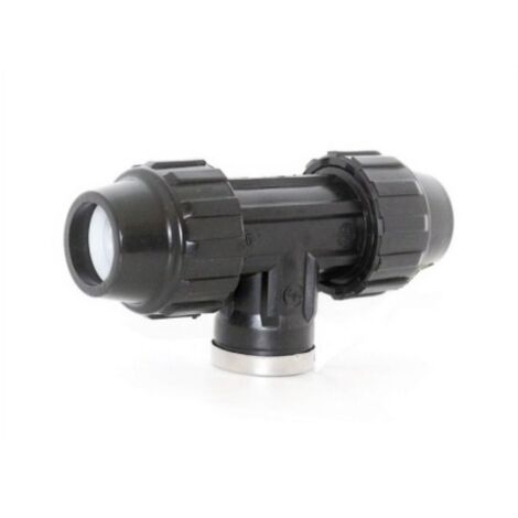 Derivacion Riego Triple  H Ø 25-25-3/4" Fitting Polipropileno Natuur