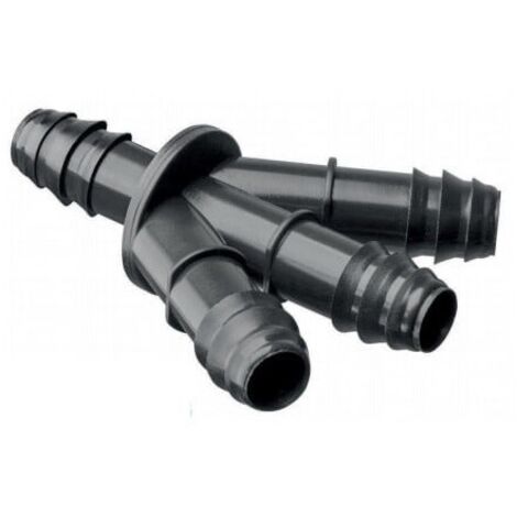 Derivación Y tres salidas a Tubo 16mm. Bolsa de 2 Unidades