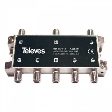 Derivador interior 60 con conector F 20dB A