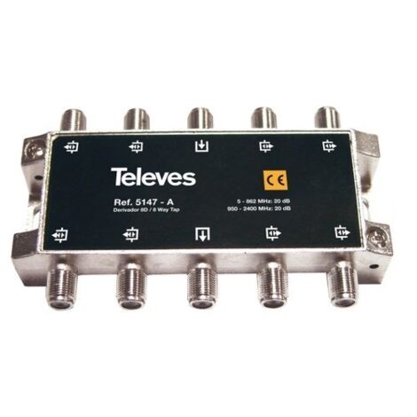 Derivador interior 80 con conector F 20dB A