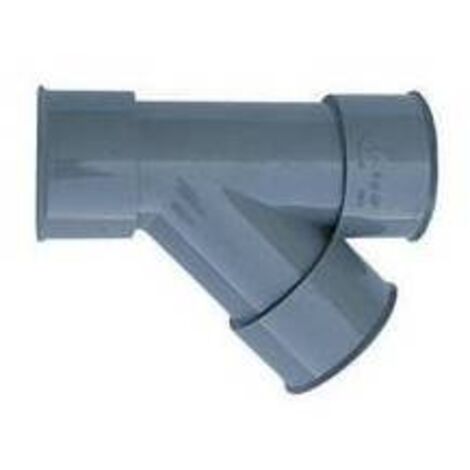 Dérivation 45° ff gris pvc