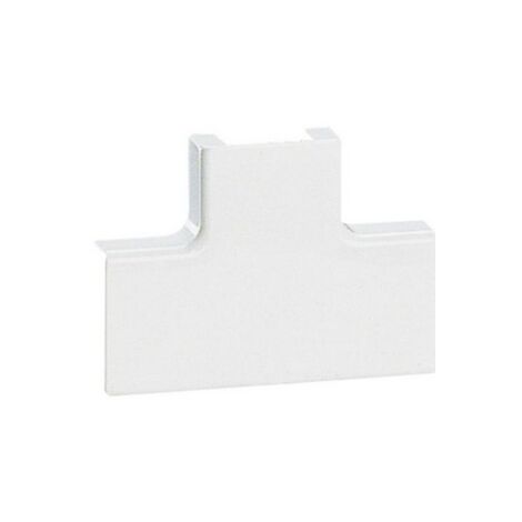Dérivation en T à plat pour moulure DLPlus 32x20mm blanc (030274)