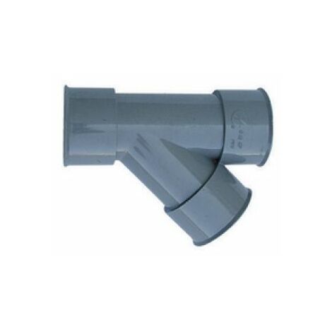 DERIVAZIONE 45° FF PVC GRIGIO Diam. 40