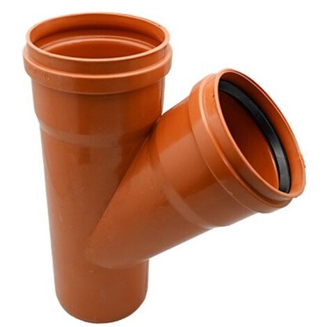 DERIVAZIONE 45° RAL 8023 Diam. 140/45°