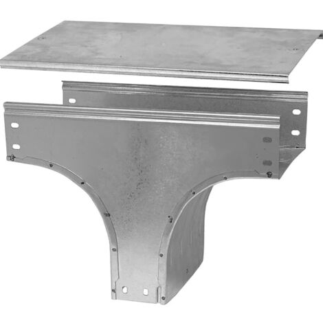 Derivazione in discesa  T 100x80mm in acciaio zincato Sati 1042453