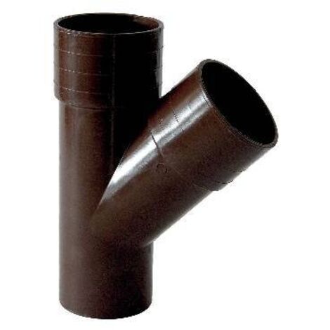 DERIVAZIONE PLUVIALE 45° Diam. 100 - Marrone