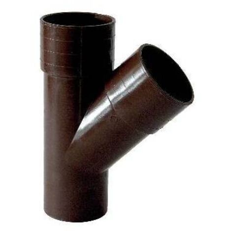 DERIVAZIONE PLUVIALE 45° Misura: Diam. 80 - Marrone