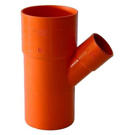 Derivazione ridotta 45° in pvc : Diametro - 100x63